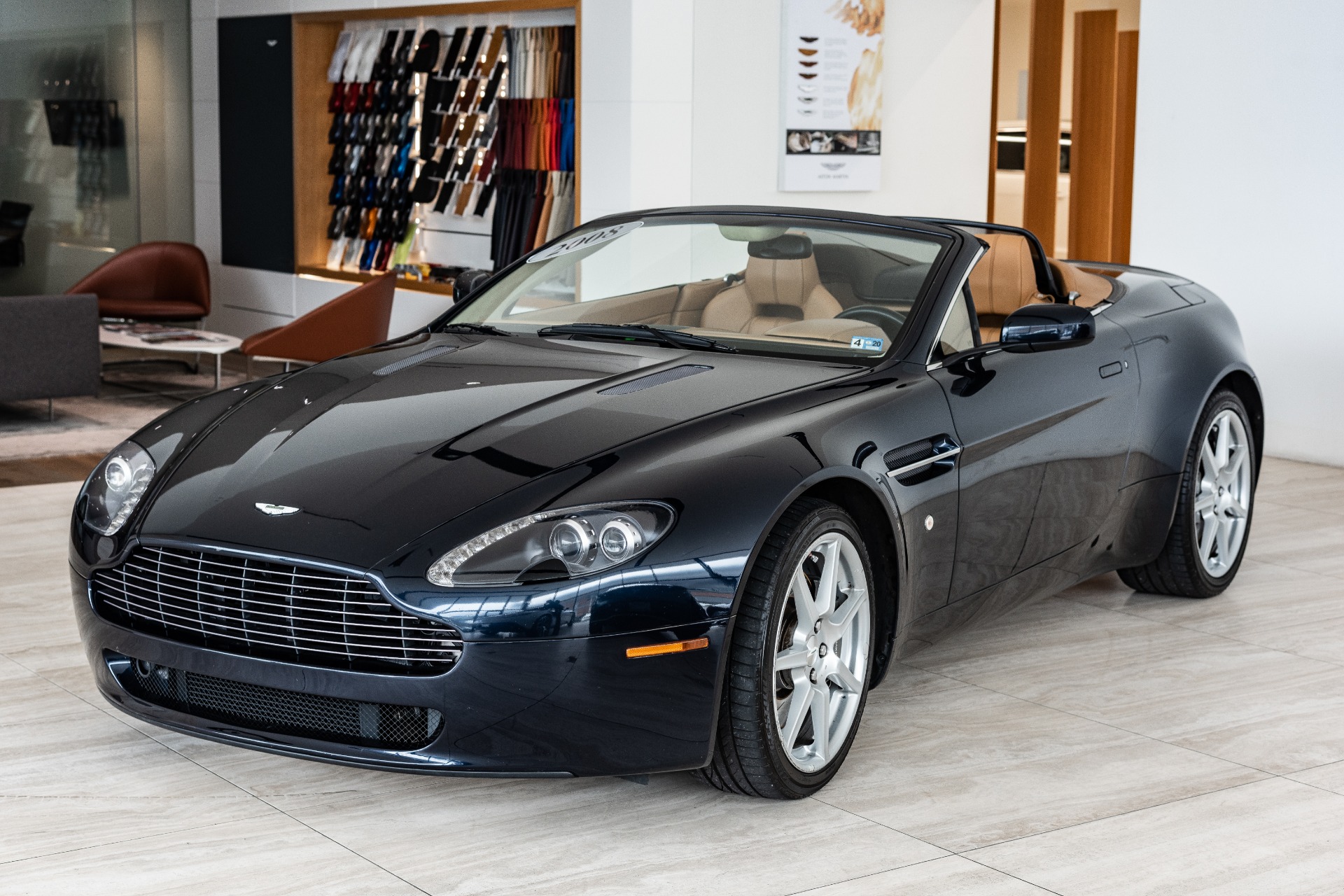 2008 Aston Martin Vantage Roadster Stock P08385 for sale near Ashburn, VA VA Aston Martin Dealer